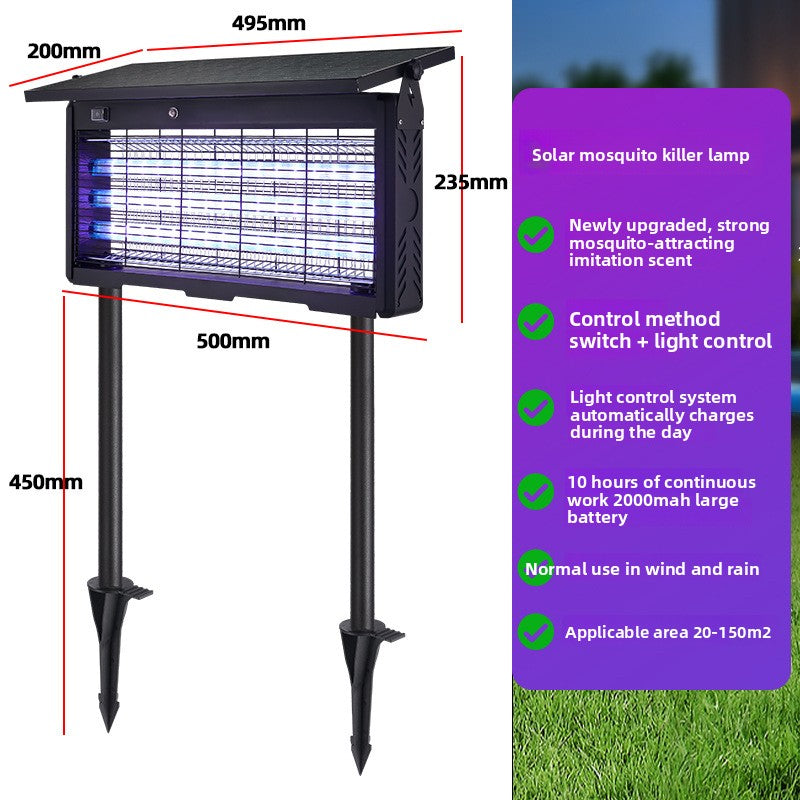 Lámpara Solar Antimosquitos para Exteriores — imagen 6 de 6