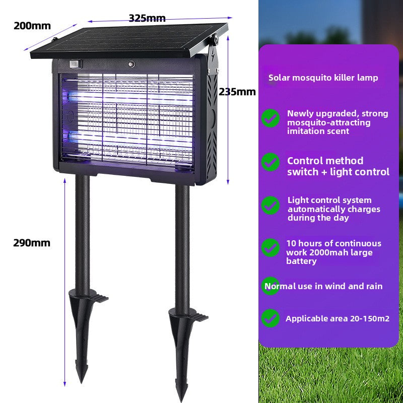 Lámpara Solar Antimosquitos para Exteriores — imagen 5 de 6