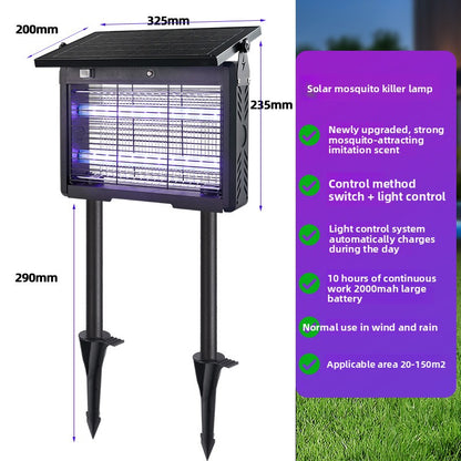 Lámpara Solar Antimosquitos para Exteriores — imagen 5 de 6