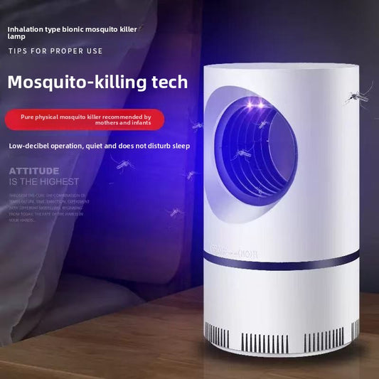 Lámpara atrapa mosquitos por luz azul, sin químicos, Mosquiva