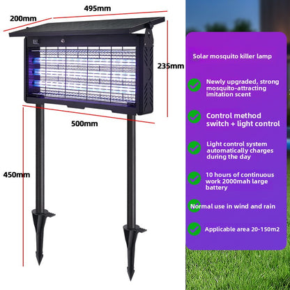Lámpara Solar Antimosquitos para Exteriores — imagen 6 de 6
