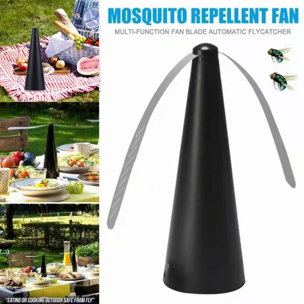 Repelente de mesa para mosquitos y moscas con aspas giratorias, Mosquiva